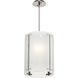 Textured Glass 1 Light 12.4 inch Beige Silver Pendant Ceiling Light in Metallic Beige Silver, Frosted Granite, E26 Incandescent, Oversized